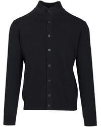 Al Duca d'Aosta - High-Neck Button-Up Cardigan - Lyst