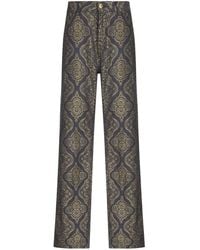 Etro - ペイズリー ストレートジーンズ - Lyst