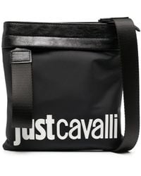 Just Cavalli - Messengertas Met Logo-reliëf - Lyst