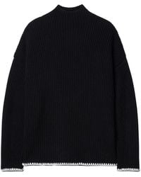 Off-White c/o Virgil Abloh - Logo-Embroidered Jumper - Lyst