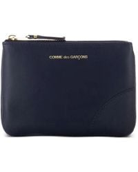 Comme des Garçons - Logo-Print Leather Wallet - Lyst