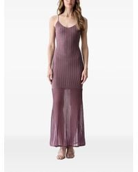 Guess - Rhinestone-Embellished Pleated Maxi Dress - Lyst