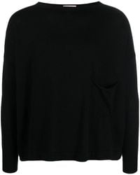 Ma'ry'ya - Fine-knit Cotton Sweatshirt - Lyst