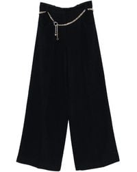Maje - Chain-Detail Trousers - Lyst