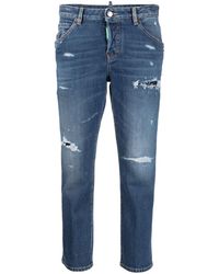 DSquared² - Schmale Distressed-Jeans - Lyst