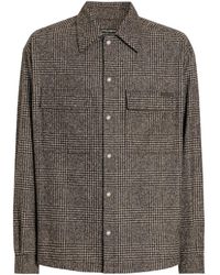 Dolce & Gabbana - Alpaka Wollhemd Mit Karomuster - Lyst