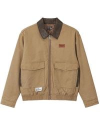 Izzue - Logo-Patch Panelled Jacket - Lyst