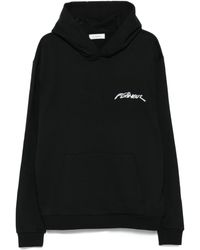 flâneur - Felpa Con Cappuccio E Logo - Lyst