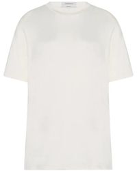 Another Tomorrow - Relaxed-Fit Short-Sleeve T-Shirt - Lyst