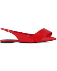 Givenchy - Twisted Ribbon Flat Slingbacks - Lyst