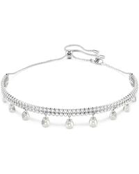 Swarovski - X Ariana Grande Collana Con Cristalli E Perla Pendente - Lyst