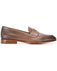 santoni loafers womens