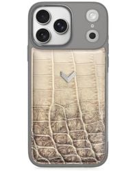 Velante - Croc-Embossed Leather Iphone 18 Pro Max Case - Lyst