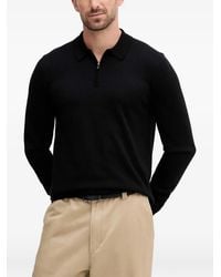 Joop! - Dondor Quarter-Zip Polo Sweater - Lyst