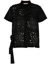 Ermanno Scervino - Broderie-anglaise Cotton Shirt - Lyst