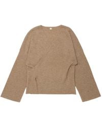 TAIGA TAKAHASHI - Wrap-Style Cashmere Sweater - Lyst