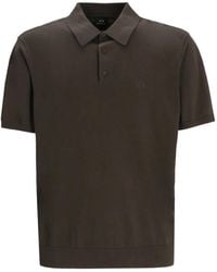 ARMANI EXCHANGE - Poloshirt Mit Logo-Stickerei - Lyst