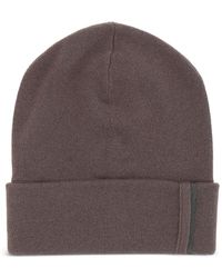 Brunello Cucinelli - Berretto Con Decorazione - Lyst