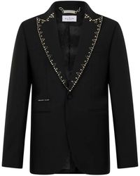 Philipp Plein - Blazer Lord Fit Lapel Studs - Lyst