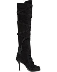 DSquared² - Bottines En Daim À Lacets - Lyst