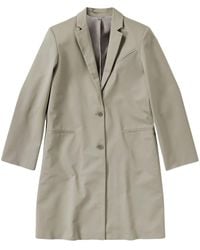 Closed - Single-breasted Twill Coat - Lyst
