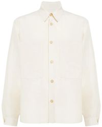 Laneus - Buttoned Pocket Overshirt - Lyst