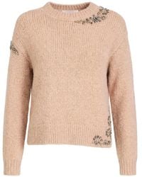Cinq À Sept - Lilliana Crystal-Embellished Sweater - Lyst