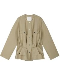 JNBY - Draped-Waist Cotton Jacket - Lyst
