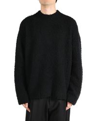 Uma Wang - Curly Wool Long Slv Top - Lyst