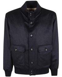 Barba Napoli - Button-Up Bomberjack - Lyst