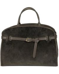 Coccinelle - Corduroy-Effect Buckled Tote Bag - Lyst