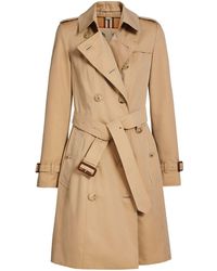 Burberry - Trench-coat En Gabardine De Coton The Chelsea - Lyst