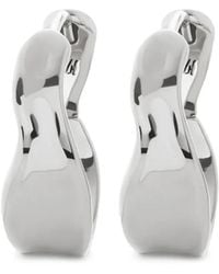 Monica Vinader - Medium The Wave Hoop Earrings - Lyst