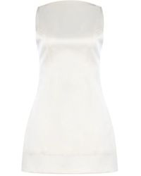 retroféte - Livie Mini-Jurk Met Vierkante Hals - Lyst
