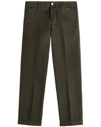 Fay - Pantalones Chinos De Talle Medio - Lyst