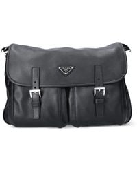 Prada - Leather Shoulder Bag - Lyst