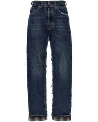 Maison Margiela - X Pendleton Yoke-Detail Jeans - Lyst