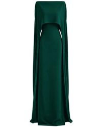Gemy Maalouf - Cape-Overlay Dress - Lyst