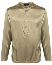 Tom Ford - Long-sleeved Silk Pajama Shirt - Lyst