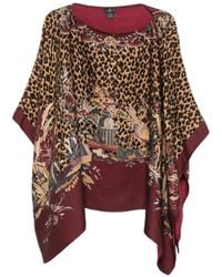 Etro - Wool Blend Poncho - Lyst