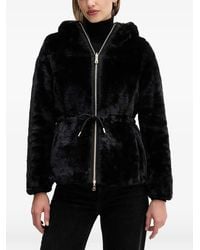 Geox - Kaula Hooded Faux Fur Jacket - Lyst