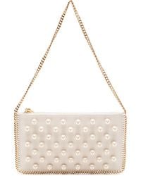 Stella McCartney - Falabella Embellished Clutch Bag - Lyst