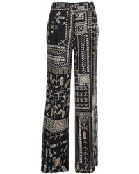 Momoní - Geometric-Pattern Trousers - Lyst