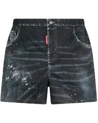 DSquared² - Bañador Midi Con Cinco Bolsillos - Lyst
