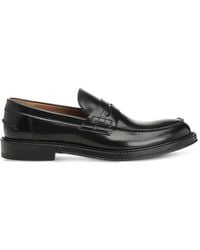Corvari - Brushed-Leather Loafers - Lyst