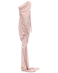 Atlein - Maxi One-Shoulder Ruched Dress - Lyst