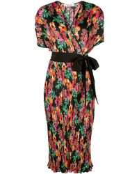 Diane von Furstenberg Wikkeljurk Met Bloemenprint - Meerkleurig