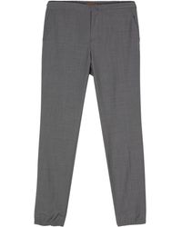 ZEGNA - Wool Tapered Trousers - Lyst