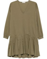 Marc O' Polo - Vestido midi con cuello en V - Lyst