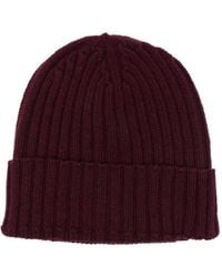 Dell'Oglio - Ribbed Beanie Hat - Lyst